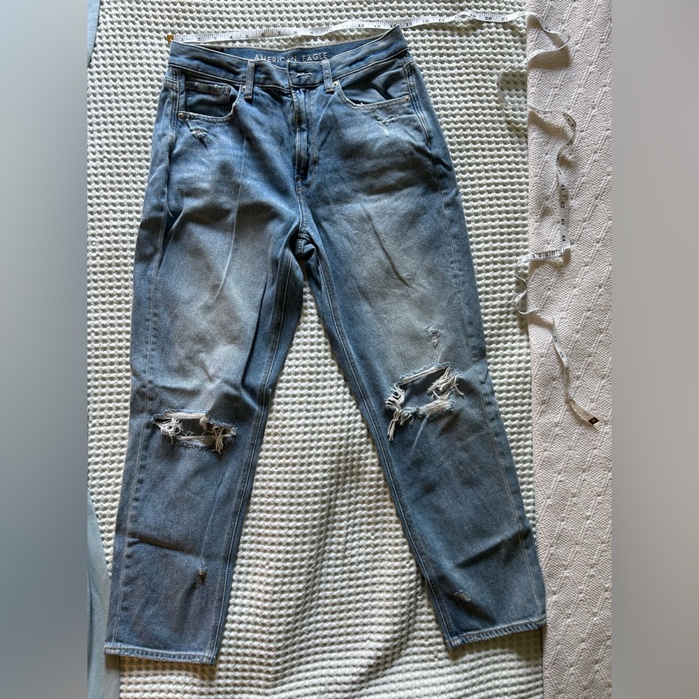 American Eagle high rise mom jeans